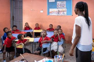 Bildung kostet Geld: Unterricht in Ghanas Hauptstadt Accra. 
