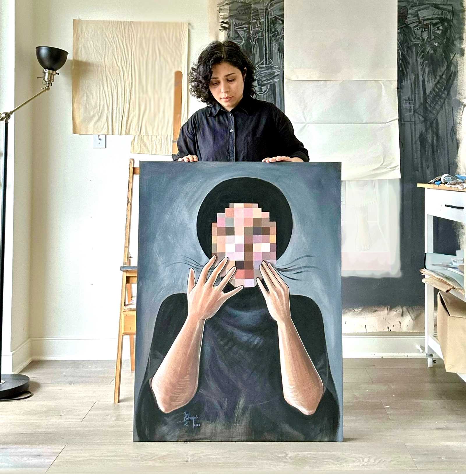 Shamsia Hassani, graffiti artist from Afghanistan.
