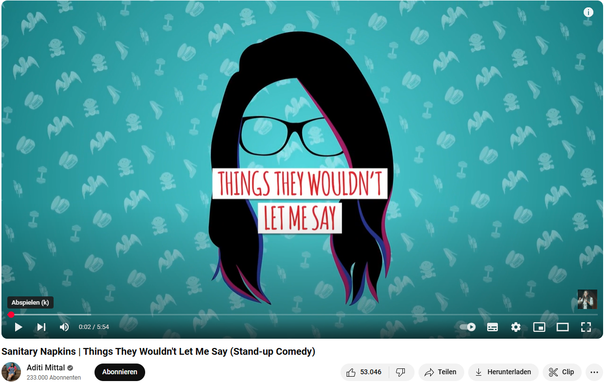 Platforms like YouTube are essential for the visibility of Indian female comedians.