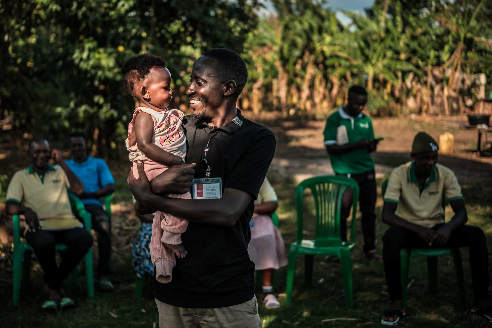 A “strong man” can also have a loving relationship with his children.