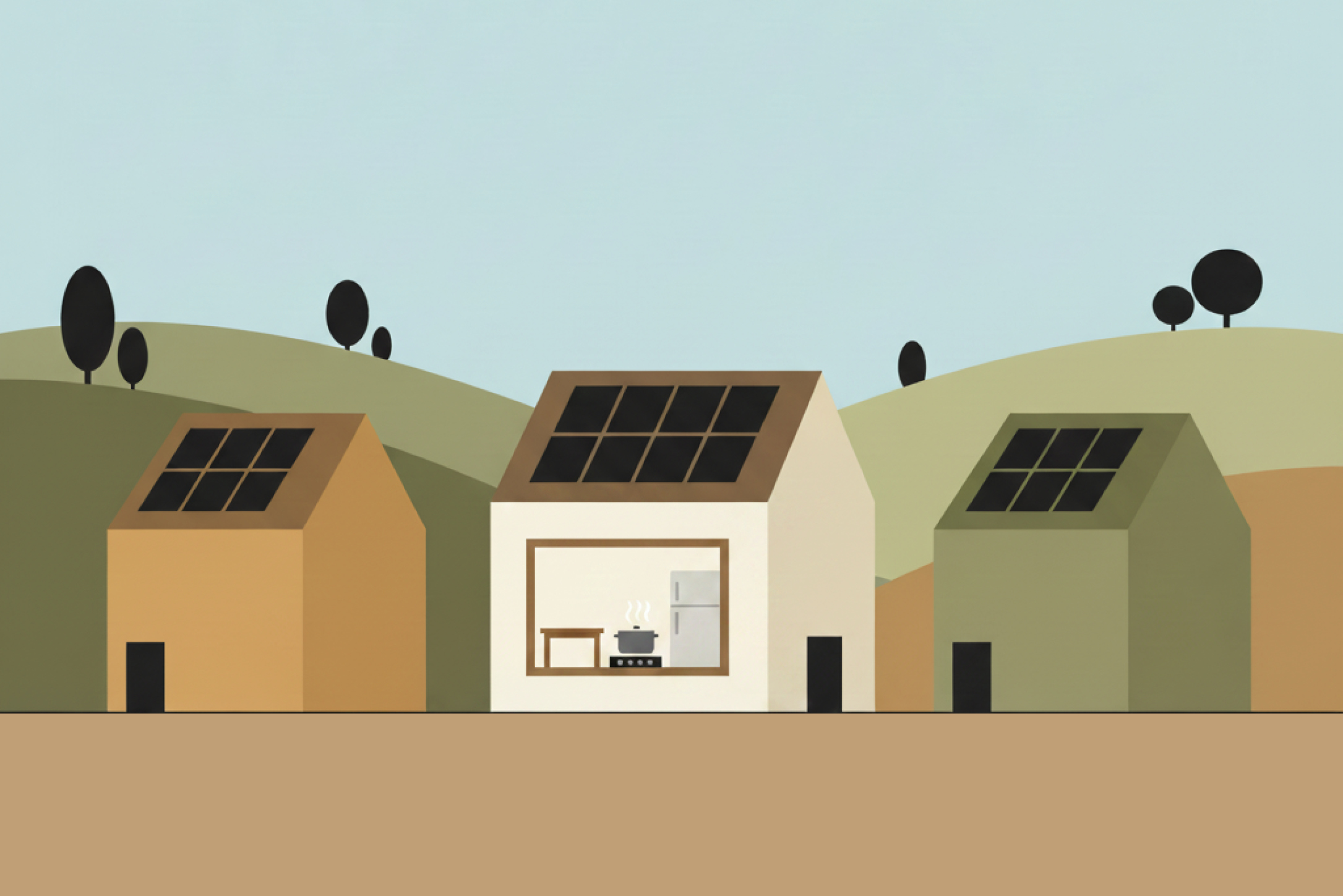 Cooking with solar energy can help reduce greenhouse gas emissions.