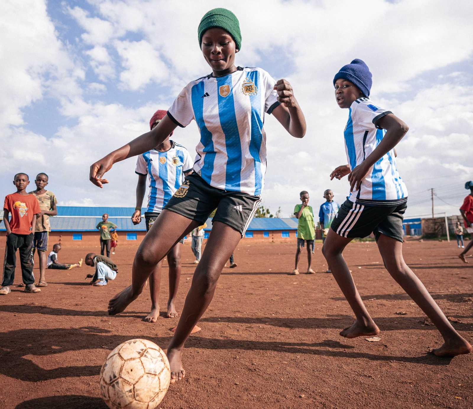 For boys and girls all over the world, football also means having opportunities.