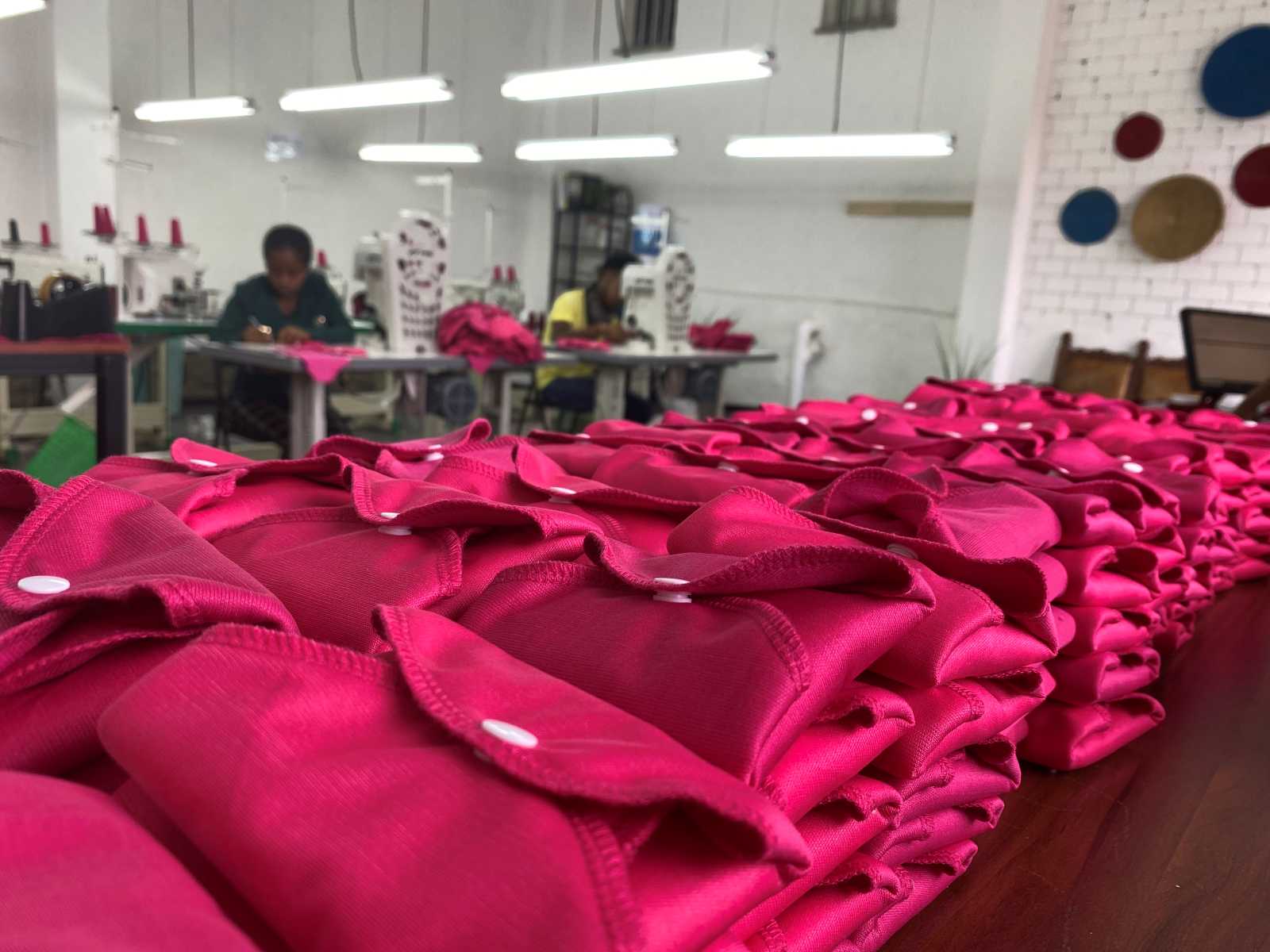 Mela for Her designes and manufactures reusable sanitary pads and menstrual underwear.