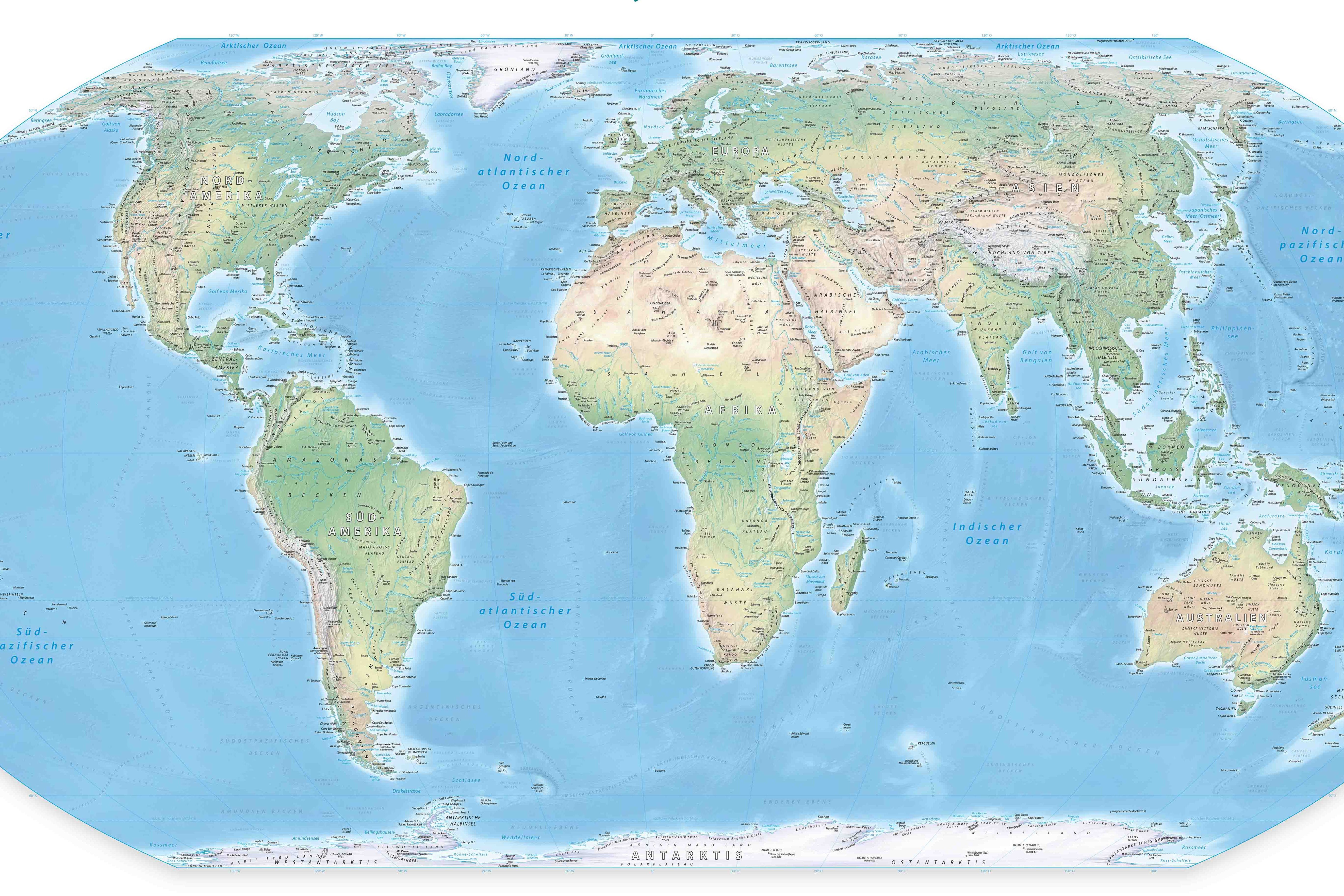 This is what the proposed new world map might look like, showing the sizes of regions near the equator more realistically.  