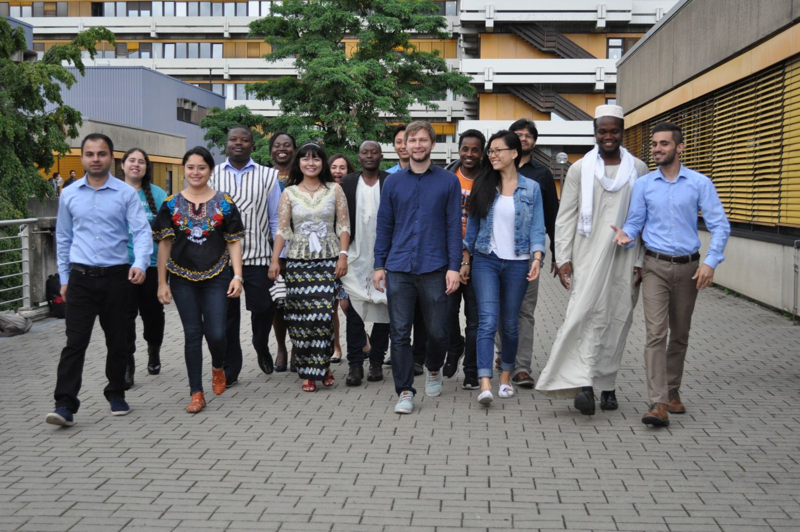 Students from around the world study in Cologne.