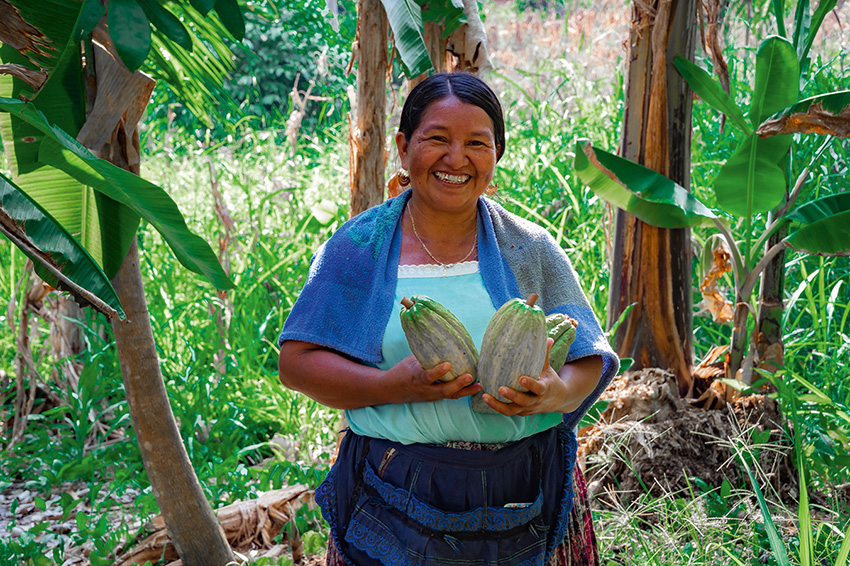 The indigenous population’s traditional farming safeguards the diversity of the ecosystem.