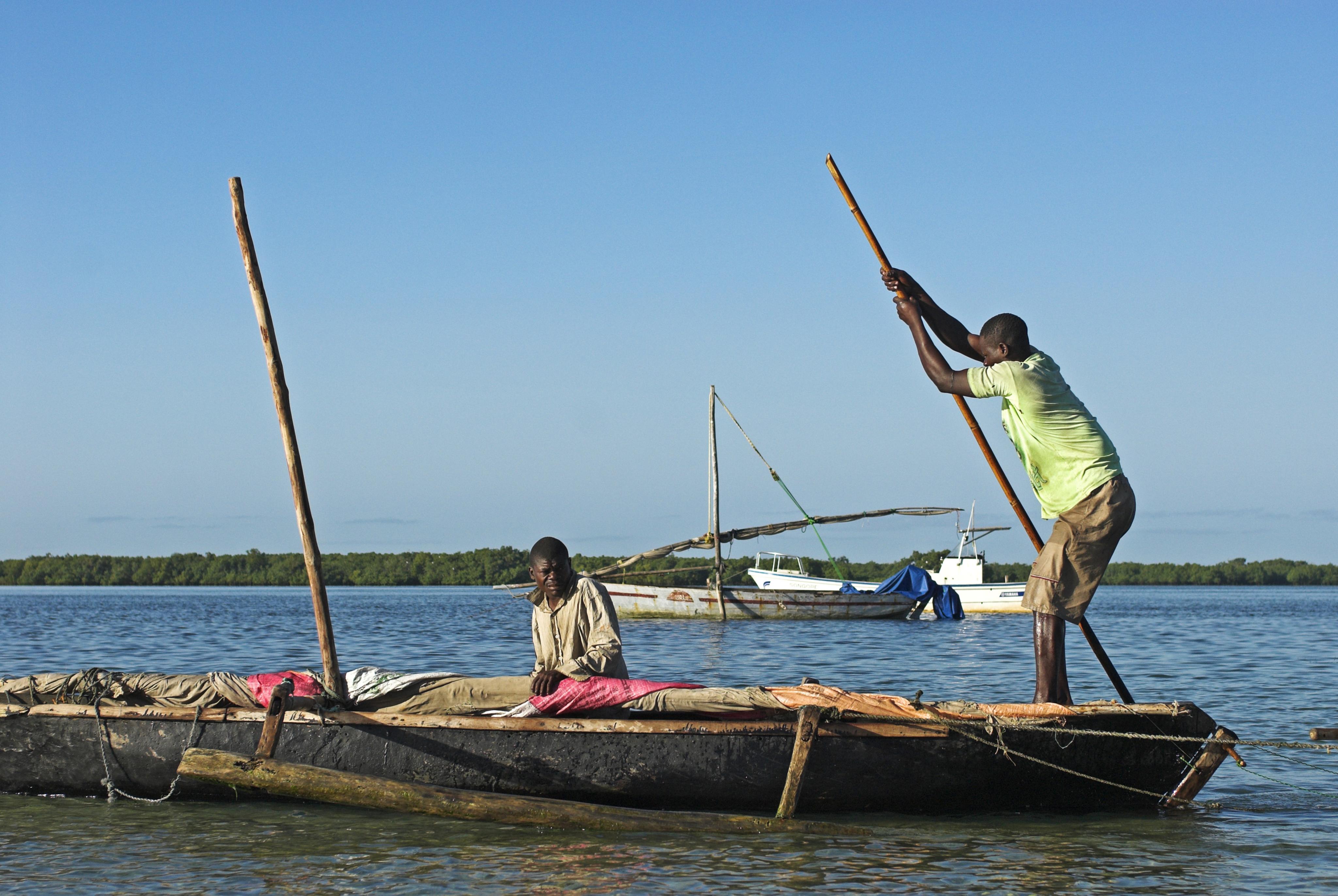 Coastal fishermen: Mozambique is still quite poor.