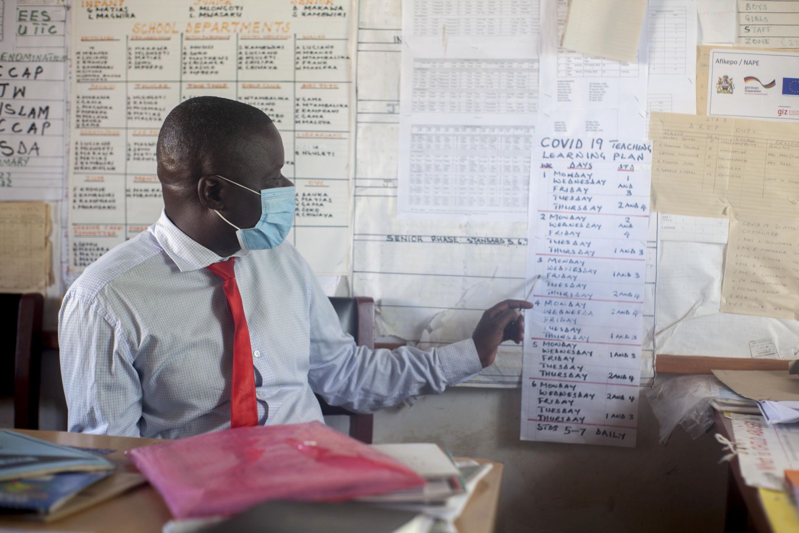 Only a small number of Malawians fit the middle-class profile: teacher in Chiradzulu.