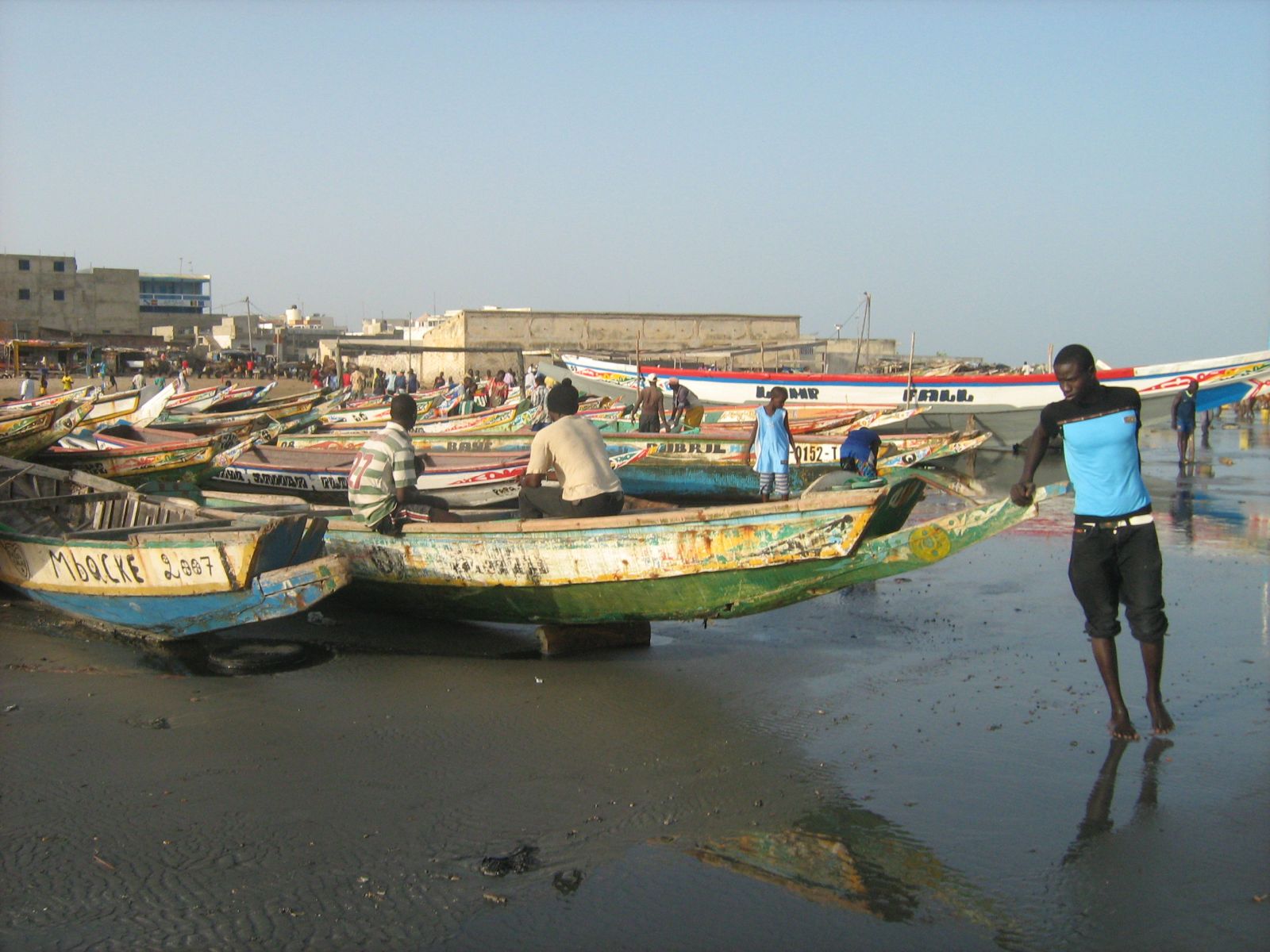 Small-scale fishing still provides livelihoods in Dakar.