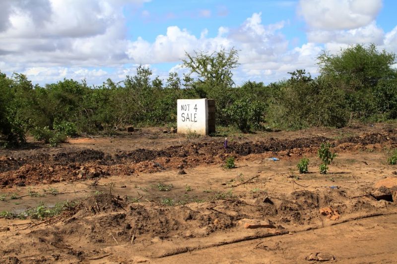 Umstrittenes Land in Kenia.