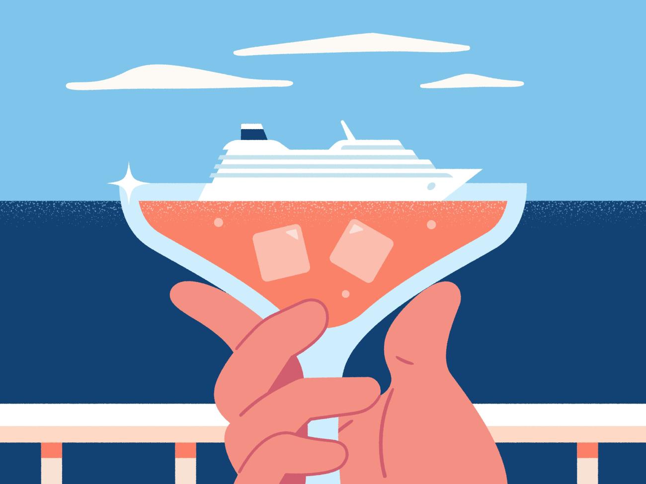 Illustration on the title of the D+C November Digital Monthly about elites and their political influence.