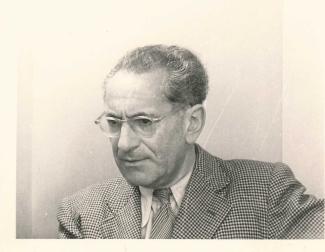 Fritz Bauer, around 1947. 