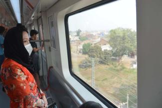 Chinese loans have facilitated infrastructure projects: passenger on the Lahore metro. 