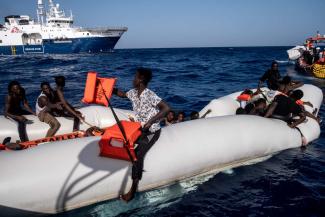 Those who drown trying to get to Europe are no longer seen as victims: MSF rescue operation on the Mediterranean Sea. 