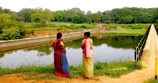 Am Malwathu-Fluss in Sri Lanka herrscht Unklarheit über Wasserrechte.