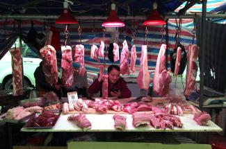 Meat vendor in Wuhan: the global Covid-19 pandemic’s epicentre was a wet market in this Chinese city.