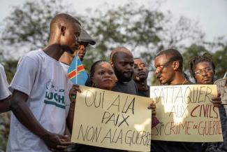 Demonstration für Frieden in Goma, DR Kongo, im Mai.