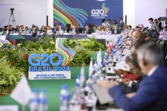 Meeting of the G20 Finance Ministers in São Paulo in February.