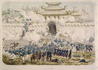 Ein französisch-britisches Heer zerstörte 1860 den Sommerpalast in Peking.