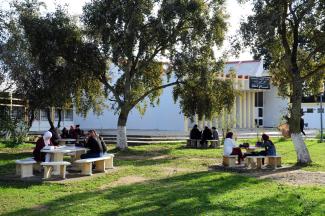 Students at the University of Algiers.