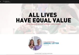 Screenshot: http://www.gatesfoundation.org/