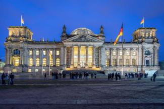 The building of the German Parliament (Bundestag). There are fewer women in Parliament than in the previous legislative period.