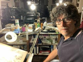Eduardo Relero schafft 3D-Kunst im öffentlichen Raum.
