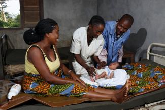 Hospital in Congo Brazzaville.