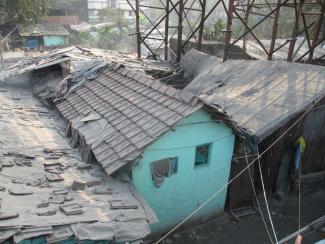 Slum in Kolkata.