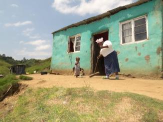 Rural South African grandmother.