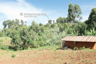 Every place on earth has a unique what3words address: house in a remote area of Cote d’Ivoire.