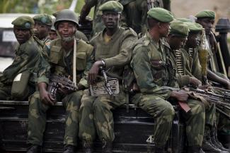 Dai Kurokawa/EPA/picture-alliance Im Kongo legten die M23-Rebellen die Waffen nieder.