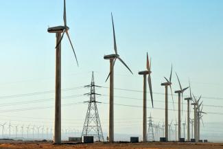 Tödt/picture-alliance/dpa Ägyptischer Windpark.
