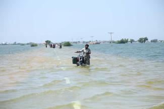 At one point, one third of Pakistan was under water.