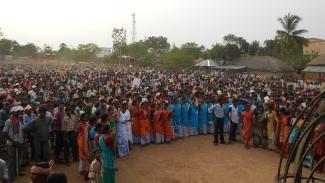 Rally in Illambazar  in 2012.