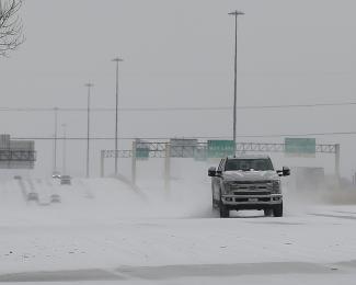 Extreme Wetterlagen nehmen zu: Schneesturm am Golf von Mexiko.