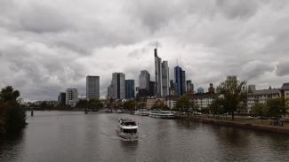 “Money laundering in prosperous financial centres is compounding the fiscal problems of developing countries.” Frankfurt skyline.