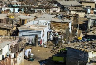 south african township