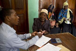 Beneficiaries of Zanzibar’s universal social pension in 2018.