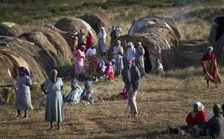 An IDP camp in 2013.