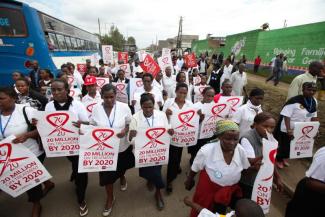 In Kenya, the risk of contracting HIV is much higher for women than it is for men.