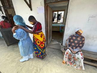 Hospital in Tanzania, 2021.