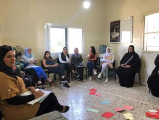 Non-violent communication workshop at the women’s cooperation Nisaa Kaderat (Capable Women).