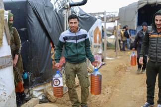 Conditions are miserable for Syrians in this refugee camp in the Bekaa Valley in Lebanon.