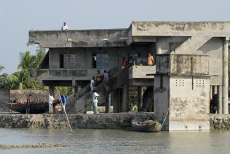 Zyklon-Unterstand in Bangladesch.