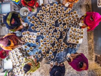 Jobs matter: women working in ceramics manufacturing in Dhaka, Bangladesh.