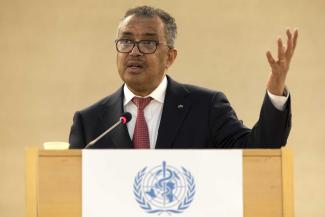 WHO-Generalsekretär Tedros Ghebreyesus.