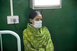 picture-alliance/imageBROKER TB-Patientin im Großraum Kolkata.