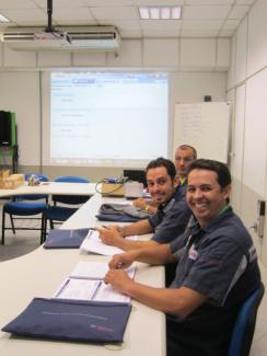 Training at Bosch in Campinas, Brazil.