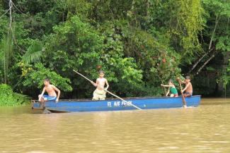 People living in the south of Nicaragua,  like these children in the Rio San Juan department, will be most impacted by the construction of the Nicaragua Canal.